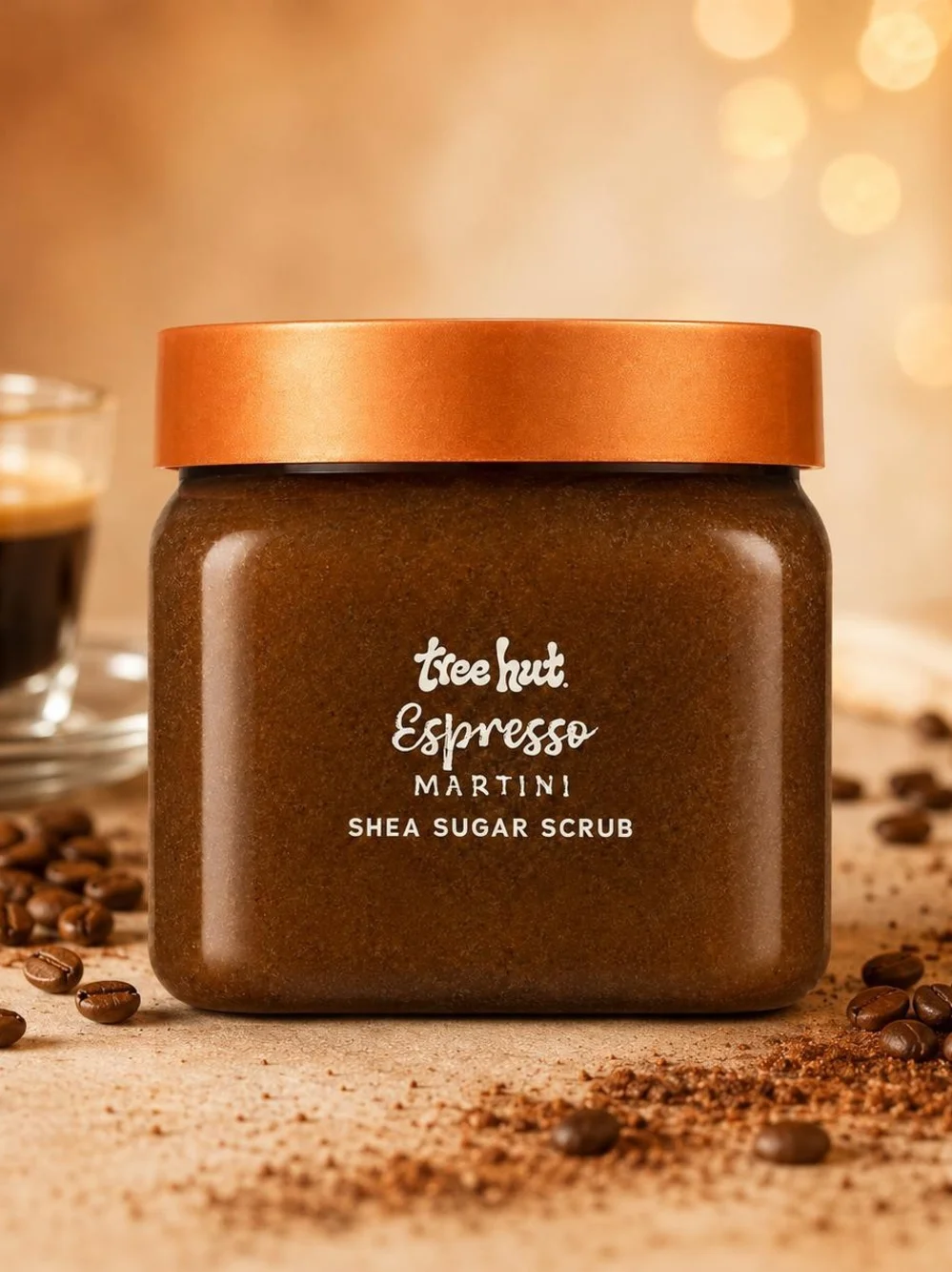 Espresso Martini Shea Sugar Scrub - Brown
